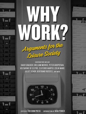 cover image of Why Work?